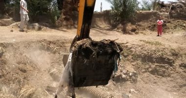 تنفيذ 13 قرار إزالة وتعديات على مجرى نهر النيل خلال 24 ساعة بالأقصر .. صور
