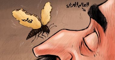 كاريكاتير صحيفة إماراتية يفضح الدور الخبيث لقطر ضد الدول العربية