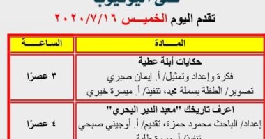 سلى طفلك مع حكايات أبلة عطية والمخترع الصغير وتاريخ معبد الدير البحرى