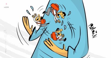 كاريكاتير صحيفة كويتية يسلط الضوء على تخبط الطلاب بسبب ارتباك القرارات