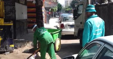حى ثان طنطا يُنفذ حملة نظافة بشوارع المدينة .. صور