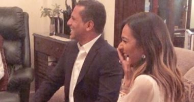 صور جديدة من خطوبة ⁧‫أمينة خليل‬⁩ على المهندس ⁧‫عمر طه