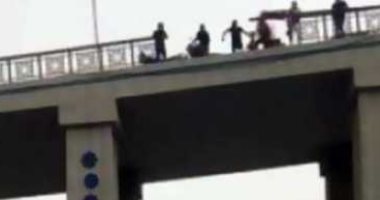 البدء فى إصلاح فاصل منزل كوبرى الفنجرى القديم 