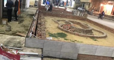 صور.. مدينة الطود تجرى أعمال إنشاء وتطوير حديقة المركز التكنولوجى