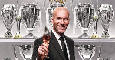 زيدان صانع التاريخ مع ريال مدريد بعد الفوز بالليجا.. مدرب الملكى قاهر ميسي ورفاقه.. زيزو يقترب من صدارة المدربين الأكثر تتويجاً بعد حصد لقب كل 19 مباراة.. راموس: كل ما يلمسه يتحول لذهب.. وبيريز: نعمة من السماء