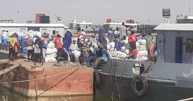 اصطدام مركب يحمل نترات الألمونيوم برصيف ميناء حلفا النهرى بالسودان