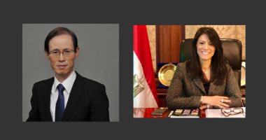 وزيرة التعاون الدولى تبحث مع سفير اليابان فى القاهرة المشروعات التنموية