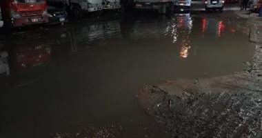 طفح الصرف الصحى في مدينة الوحدة بزهراء المعادي في القاهرة
