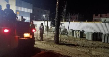 إزالة مبنى مخالف بقرية صفط زريق بالشرقية.. صور