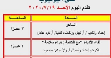 "القومى لثقافة الطفل" يعرض الساحر ولقاء الأدباء على قناة المركز