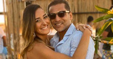 أمينة خليل تحتفل بخطوبتها على البحر.. صور