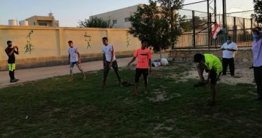 صور.. إجراءات صارمة بمراكز شباب شمال سيناء لمواجهة كورونا بعد عودة الأنشطة