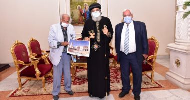 البابا تواضروس يطلق اسم "تحيا مصر" على مسجد وكنيسة داخل سور واحد بالمقطم