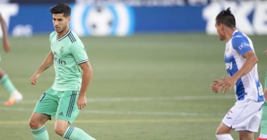 ليجانيس يخطف التعادل من ريال مدريد بالشوط الأول فى ختام الليجا.. فيديو