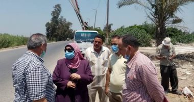 توصيل خدمة الغاز الطبيعى لـ 46 ألف مواطن وحل 56 شكوى بههيا الشرقية..صور