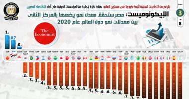 إنفو جراف.. نظرة إيجابية من المؤسسات الدولية على أداء الاقتصاد المصري