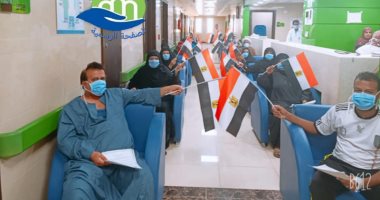 صور.. مستشفى إسنا للحجر الصحى تعلن خروج 31 حالة شفاء من فيروس كورونا