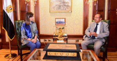وزيرة الهجرة تستقبل وزير المغتربين اليمنى لبحث التعاون فى ملف المهاجرين