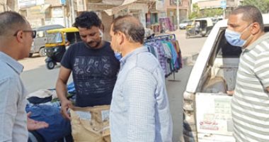 فض سوق بسيون الأسبوعى للحد من انتشار فيروس كورونا .. صور 
