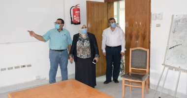 رئيس جامعة القناة تشهد أخر استعدادات مركز تطوير التعليم لتنسيق طلاب الثانوية