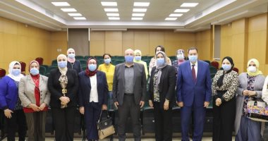 محافظ بنى سويف: فرع القومى للمرأة به مجموعة مميزة إضافة لدفع الجهود التنموية