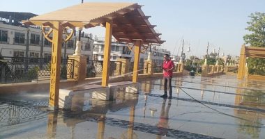 صور.. رئيس مدينة الأقصر يتابع حملات النظافة اليومية بحى جنوب وشمال والمطار