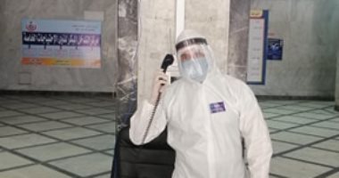 الجيش الأبيض.. "صلاح" مسئول السويتش بمستشفى كفر الدوار العام فى مواجهة كورونا