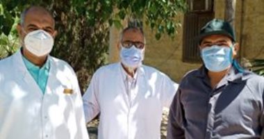 حسين وزملاؤه بحميات العباسية ضمن الجيش الأبيض لمواجهة كورونا