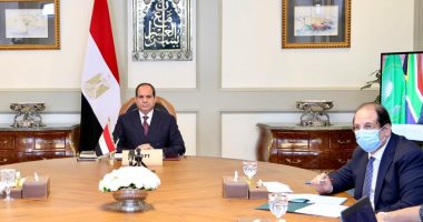 السيسى فى القمة المصغرة بهيئة مكتب رئاسة الاتحاد الأفريقى: مصر لديها رغبة صادقة لتحقيق تقدم على صعيد القضايا الخلافية بشأن سد النهضة.. ويجب توافر الإرادة السياسية للتوافق حول تلك القضايا العالقة