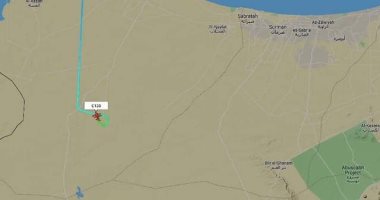 لقطات جوية ترصد طائرة شحن عسكرية تركية تنقل مرتزقة من انطاليا إلى الوطية