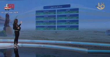 طقس اليوم.. الرطوبة 80% والعظمى بالقاهرة 35 درجة