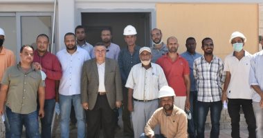 صور.. مياه الأقصر تتابع تجهيزات تشغيل توسعات محطة الصرف بالغابات الشجرية