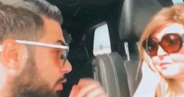 مها أحمد تشارك أبنها الغناء والرقص على أنغام أغانى محمد رمضان .. فيديو