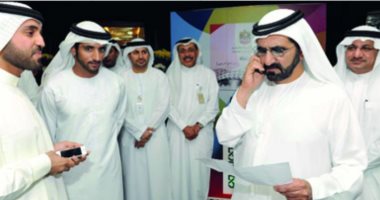 محمد بن راشد يهنئ طالبين إماراتيين فى مرحلة الدكتوراة بجامعات لندن بمناسبة زواجهما