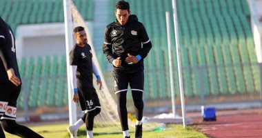 حارس المصرى البورسعيدي الشاب يعود للتدريبات بعد أسبوع