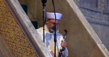 عضو فتوى الأزهر يبين الحكم الشرعي لظهور خطيب أيا صوفيا بالسيف
