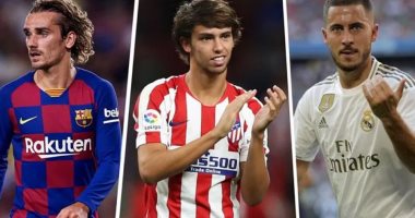 هازارد وجريزمان على رأس 5 نجوم خيبوا الأمال في الدورى الإسباني