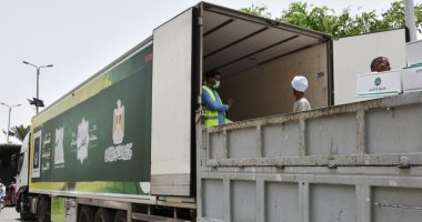 محافظ أسوان: توزيع 17 ألف كرتونة و1500 كيلو لحوم على أسر محدودى الدخل