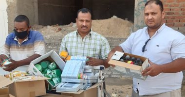 صور.. ضبط 300 عبوة مستحضرات تجميل منتهية الصلاحية بحملات تموينية بالأقصر
