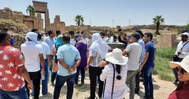 زيارة جديدة لمعابد الكرنك من المرشدين السياحيين لتنشيط الحركة بالأقصر