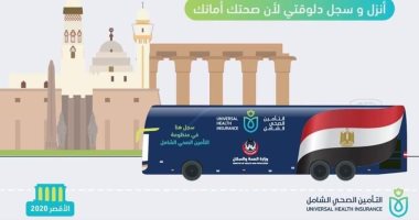 صور.. الأقصر تواصل تسجيل المواطنين بالتأمين الصحى بأتوبيس الدعاية فى أرمنت