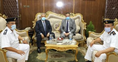 محافظ المنوفية لمدير الأمن الجديد: نسعى لتحقيق أمال وطموحات المواطنين