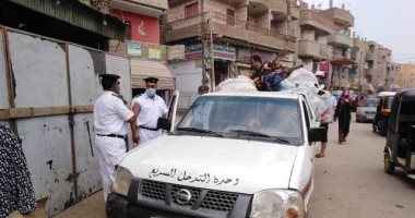 تكثيف الحملات لرفع الإشغالات من الشوارع والطرق لإيجاد السيولة المرورية بالشرقية 