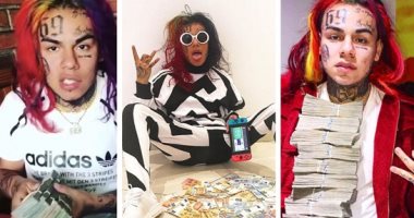 6ix9ine عنده عقدة من "الفلوس" لتتحول لعامل أساسى لتزيين صوره