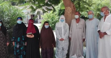 خروج 26 شخصا من مستشفيى حميات وصدر بنى سويف بعد تعافيهم من كورونا