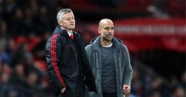 جوارديولا ينافس سولشاير على جائزة مدرب يوليو فى الدوري الإنجليزي 