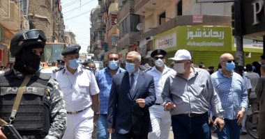 تحرير 22 محضر فى حملة لإزالة الإشغالات بالطرق والتعديات بمدينة الأقصر