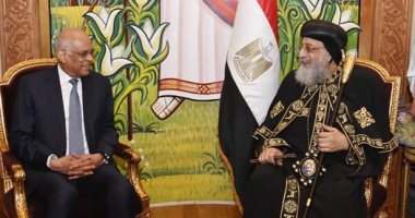 البابا تواضروس يهنئ رئيس مجلس النواب بعيد الأضحى