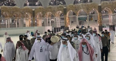 بدء مراسم تغيير كسوة الكعبة المشرفة ووصول الكسوة..صور