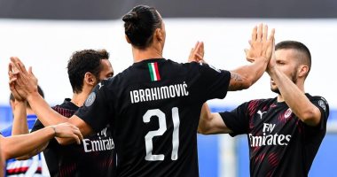 ميلان يسحق سامبدوريا برباعية فى الدوري الإيطالي